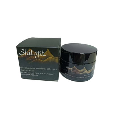 Supply Natural Shilajit Resin Shilajit Extract 50% Fulvic Acid Bottle