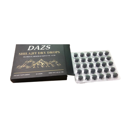 100% Pure Organic Shilajit Tablet Shilajit Extract 50% Fulvic Acid