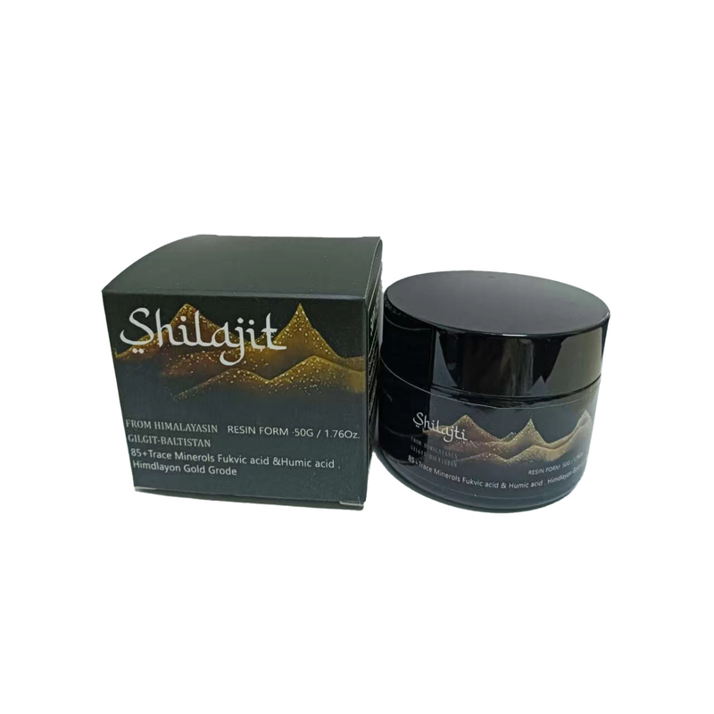 Supply Natural Shilajit Resin Shilajit Extract 50% Fulvic Acid Bottle